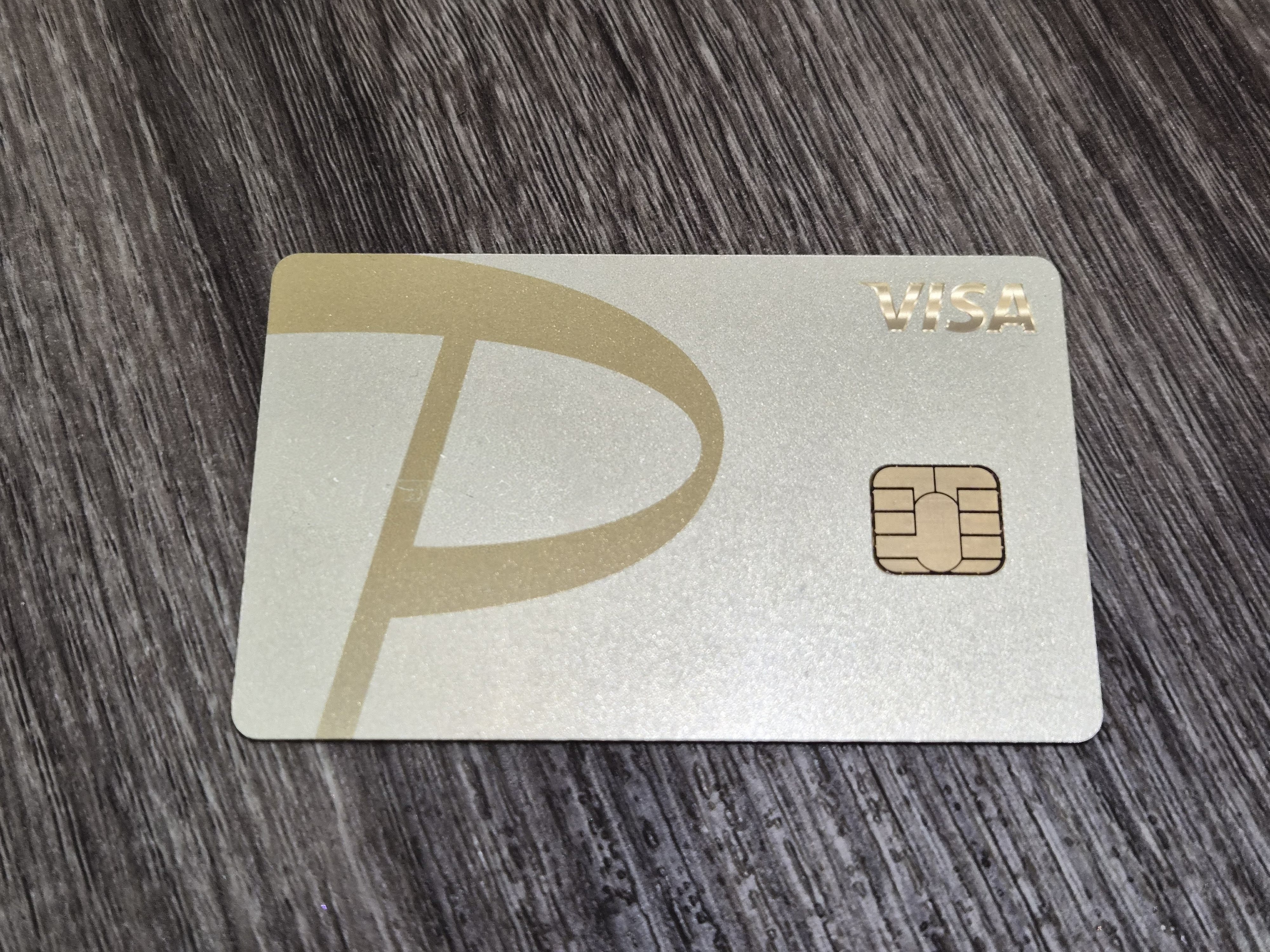 PayPayカードゴールド(VISA)の実物写真